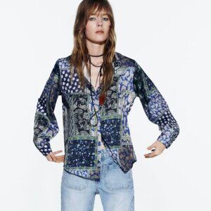 Zara Patchwork shirt